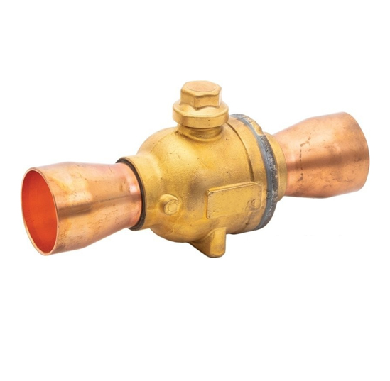 Válvula de Esfera 3.1/8 Solda c/ Schrader EBVT-2250 - Sporlan