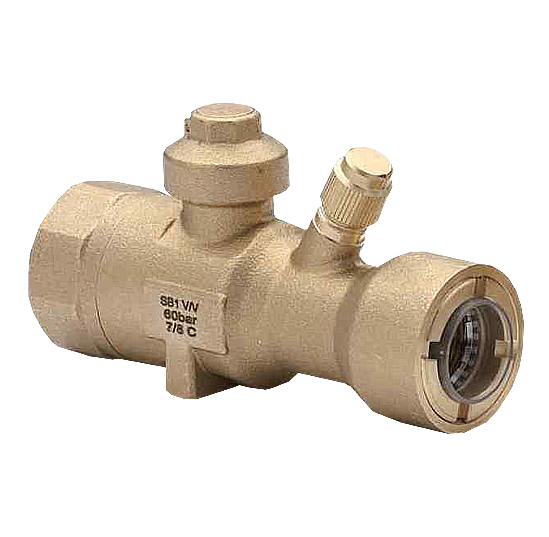 Válvula de Esfera p/ Conexão Rápida c/ Schrader Linha SBBV / SB1BV Ball Valve - Essen