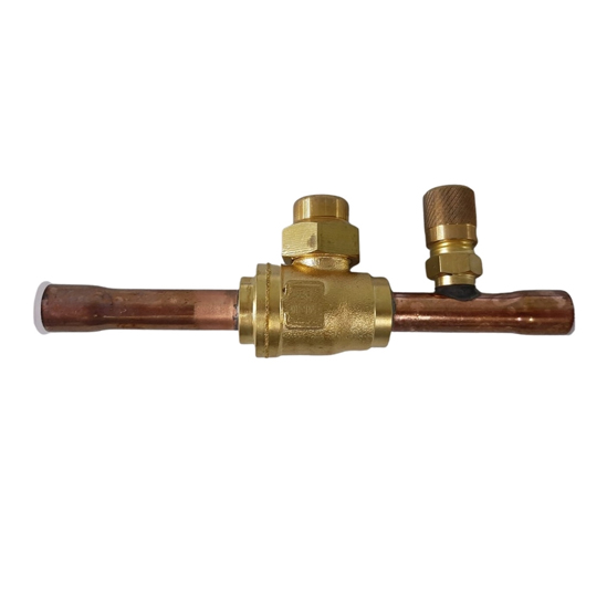 Válvula Esfera BVSS014-1/4 c/ Schrader 81013 - Copeland