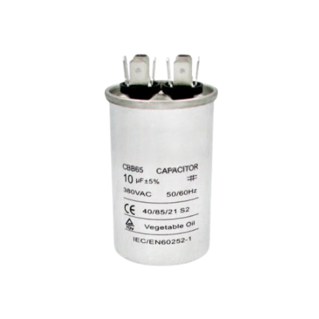 CAPACITOR SIMPLES COM 2 TERMINAIS E CORPO ALUM�NIO G.HVAC