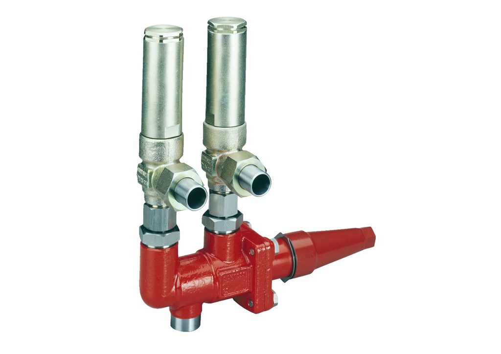DSV 1-2, Válvulas de Bloqueio duplas para válvulas de segurança - Danfoss