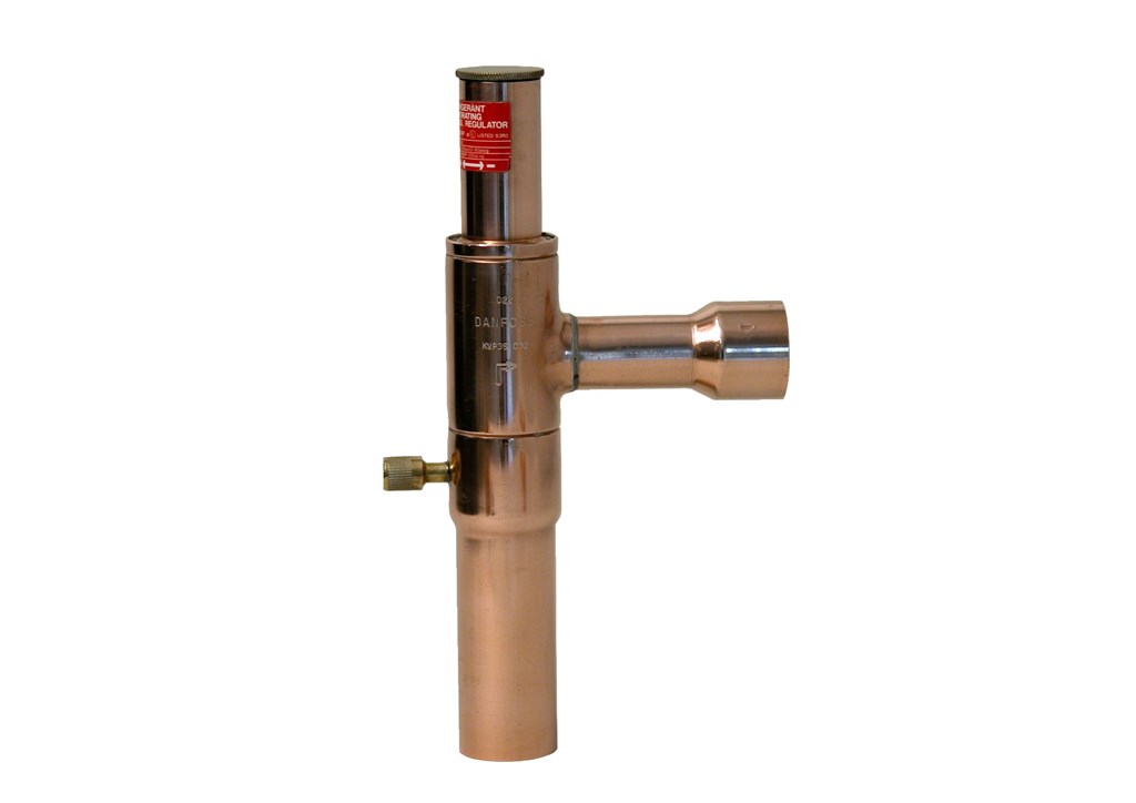 KVP - reguladores da pressão de evaporação, linha de sucção - Danfoss