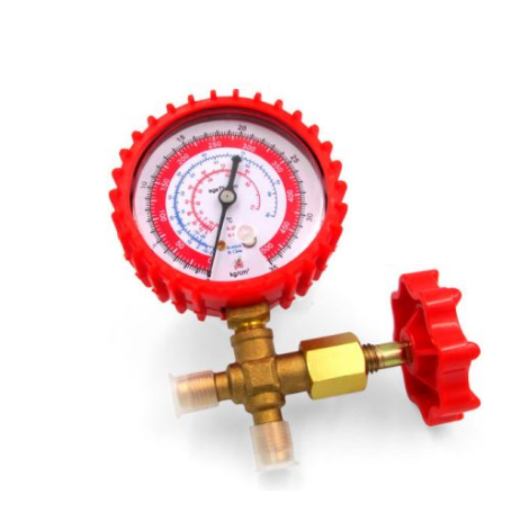 MANIFOLD ALTA 1 VIA SIMPLES PARA G�S R22, R134A, R404A 0/500 PSI G.HVAC