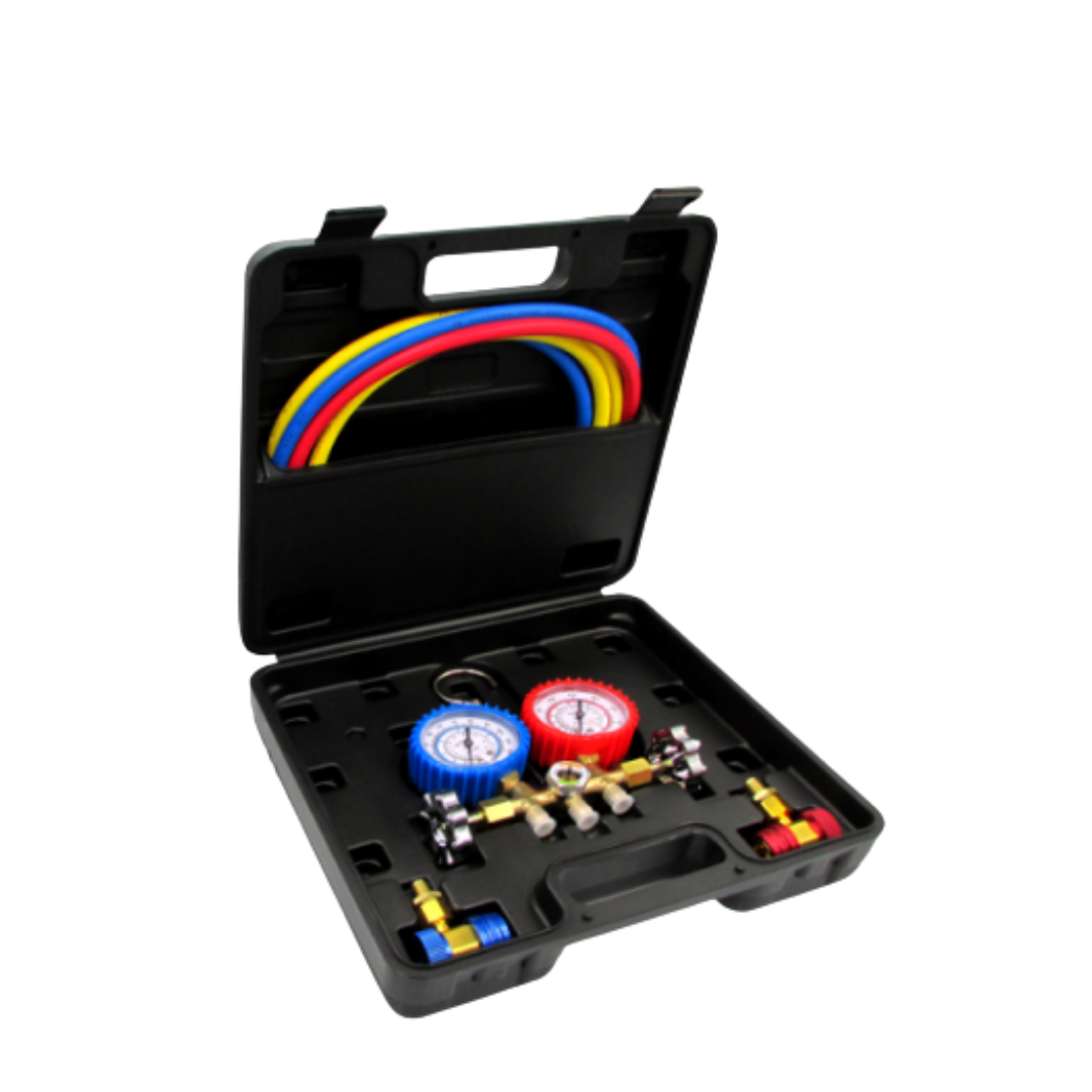 KIT MANIFOLD 1/4 PARA GAS R134A G.HVAC